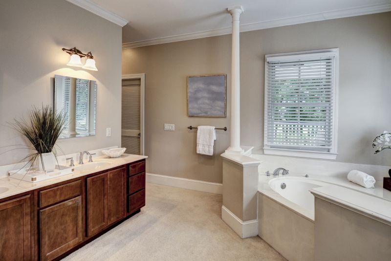 Luxury Bathroom with Built-In Storage